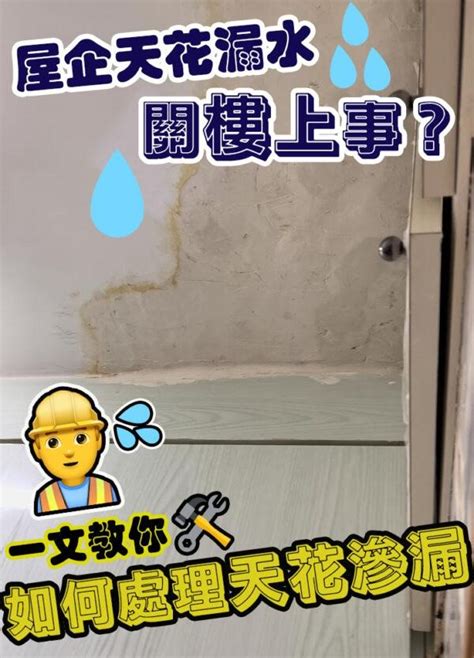 漏水樓|樓上漏水怎麼辦？天花板漏水誰要負責？常見問題一次。